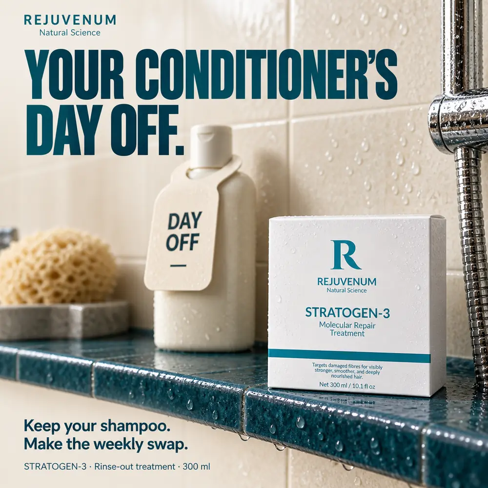 Your conditioner's day off, zawieszka day off na butelce odżywki