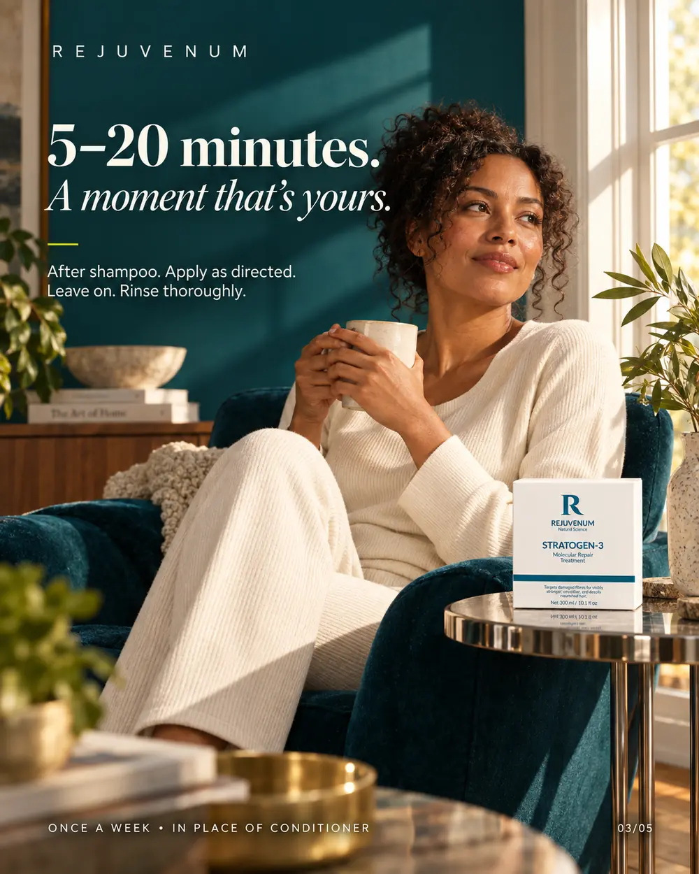 5–20 minutes. A moment that's yours.