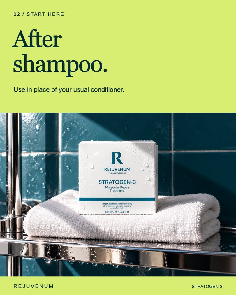 After shampoo.